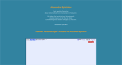 Desktop Screenshot of alexandre-bytchkov.de
