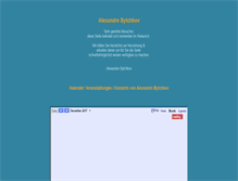 Tablet Screenshot of alexandre-bytchkov.de